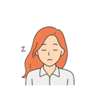 感情ダダ漏れ女子（個別スタンプ：22）