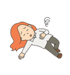 感情ダダ漏れ女子（個別スタンプ：24）