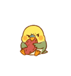 セキセイインコ 秋の日常（個別スタンプ：3）
