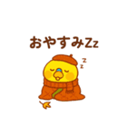 セキセイインコ 秋の日常（個別スタンプ：30）
