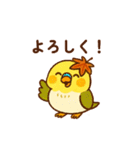 セキセイインコ 秋の日常（個別スタンプ：35）