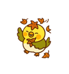 セキセイインコ 秋の日常（個別スタンプ：39）