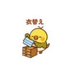 セキセイインコ 秋の日常（個別スタンプ：40）