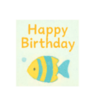 夏生まれの人へHappy Birthday（個別スタンプ：2）