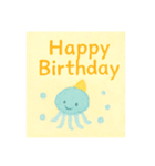 夏生まれの人へHappy Birthday（個別スタンプ：6）