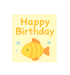 夏生まれの人へHappy Birthday（個別スタンプ：8）