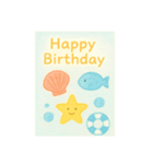 夏生まれの人へHappy Birthday（個別スタンプ：9）
