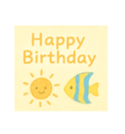 夏生まれの人へHappy Birthday（個別スタンプ：12）