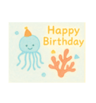 夏生まれの人へHappy Birthday（個別スタンプ：15）