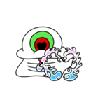 ひとつ目の幽霊（個別スタンプ：4）