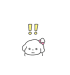 おへんじ！しろいぬちゃん（個別スタンプ：21）