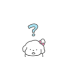おへんじ！しろいぬちゃん（個別スタンプ：22）