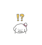 おへんじ！しろいぬちゃん（個別スタンプ：23）