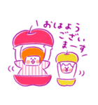 《秋色♡ほんわか言葉》ハナチャンと猫（個別スタンプ：9）
