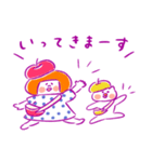 《秋色♡ほんわか言葉》ハナチャンと猫（個別スタンプ：21）