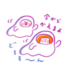 《秋色♡ほんわか言葉》ハナチャンと猫（個別スタンプ：22）