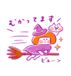 《秋色♡ほんわか言葉》ハナチャンと猫（個別スタンプ：23）