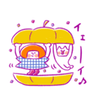 《秋色♡ほんわか言葉》ハナチャンと猫（個別スタンプ：32）