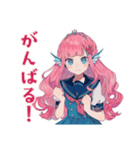 人魚姫の陸上デビュー★毎日使える（個別スタンプ：10）