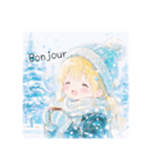 色々な言語で挨拶(朝)（個別スタンプ：4）