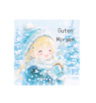 色々な言語で挨拶(朝)（個別スタンプ：5）