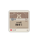 甘かわチェック日常 – ゆるかわスタンプ（個別スタンプ：3）