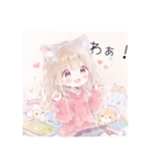 猫耳少女のスタンプ#1（個別スタンプ：8）