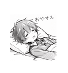 セーラー服の男の子#1（個別スタンプ：2）