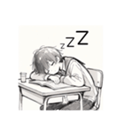 セーラー服の男の子#1（個別スタンプ：16）