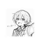 セーラー服の男の子#1（個別スタンプ：23）