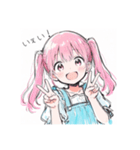 ツインテールの双子ここのあ#2（個別スタンプ：1）