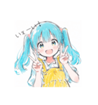 ツインテールの双子ここのあ#2（個別スタンプ：5）