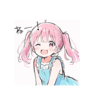 ツインテールの双子ここのあ#2（個別スタンプ：11）