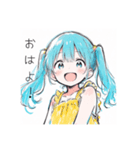 ツインテールの双子ここのあ#2（個別スタンプ：13）