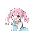 ツインテールの双子ここのあ#2（個別スタンプ：19）