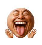 顔文字くん 9 (写実バージョン)（個別スタンプ：2）