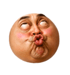 顔文字くん 9 (写実バージョン)（個別スタンプ：6）