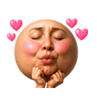 顔文字くん 9 (写実バージョン)（個別スタンプ：16）