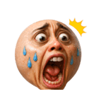 顔文字くん 9 (写実バージョン)（個別スタンプ：18）