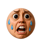 顔文字くん 9 (写実バージョン)（個別スタンプ：19）