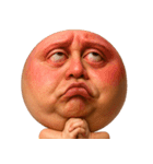 顔文字くん 9 (写実バージョン)（個別スタンプ：21）