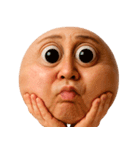 顔文字くん 9 (写実バージョン)（個別スタンプ：23）