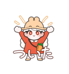 うさぎ風少女 いま何してる？（個別スタンプ：6）
