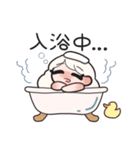 うさぎ風少女 いま何してる？（個別スタンプ：8）