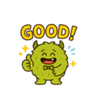 ゆるモンスター 日常（個別スタンプ：2）
