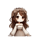 がんばる（自称）社会不適合ちゃん ver.2（個別スタンプ：1）