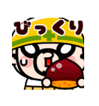 おやじ君とウサギの飛び出す秋スタンプ（個別スタンプ：21）