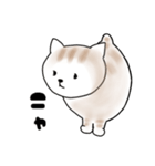毎日使えるシンプルなねこのスタンプ2（個別スタンプ：20）