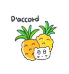 旅人ベベニャン (フランス語)4（個別スタンプ：5）