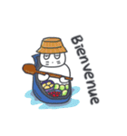 旅人ベベニャン (フランス語)6（個別スタンプ：1）